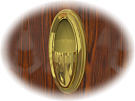 Vertical Mounted Ashtray - Open. 0.38 Bulkhead Shown