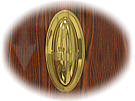 Vertical Mounted Ashtray - Closed. 0.38 Bulkhead Shown