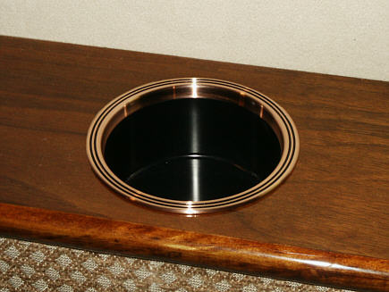 Custom Cupholders Two-Piece Replacement with standard rim style #R106