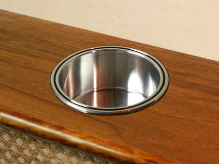 Custom Cupholders One-Piece Replacement Cupholder with appearance rim style #R110