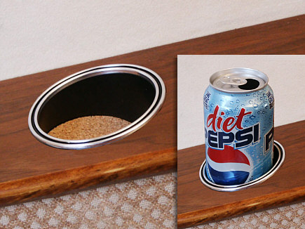 Custom Cupholders Angled Cupholder