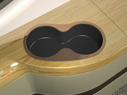 Two-Piece - Double Cupholder - Style #D203C