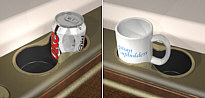 Two-Piece - Double Cupholder - Style #D203S/T