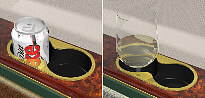Two-Piece - Double Cupholder - Style #D203S/T