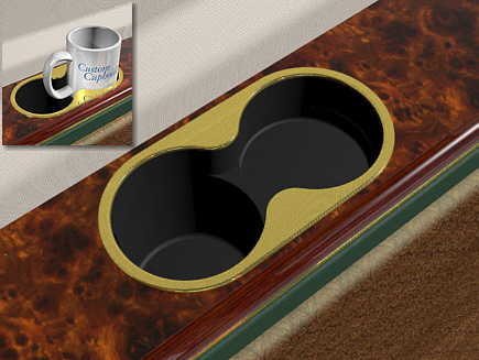 Two-Piece - Double Cupholder - Style #D203S/T