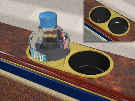 Two-Piece - Double Cupholder - Style #D205