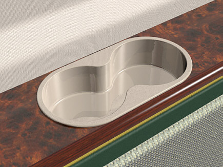 Two-Piece - Double Cupholder - Style #SP-D203S