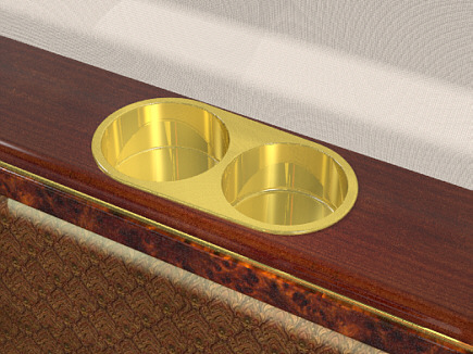 Two-Piece - Double Cupholder - Style #SP-D205S