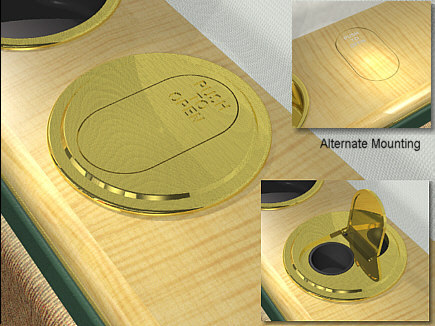 TV Monitor receptacle Cover