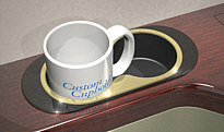 Adapter Plate with Double Cupholder style D203SG